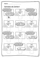 Vorschau - Arbeitsblätter - Materialpaket Arbeitsblätter-Mix Winter (Mathe, Klasse 1 und 2) - Seite 2