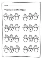 Vorschau - Arbeitsblätter - Materialpaket Arbeitsblätter-Mix Winter (Mathe, Klasse 1 und 2) - Seite 3