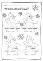 Vorschau - Arbeitsblätter - Arbeitsblätter-Mix Winter (Mathe, Klasse 3 und 4) - Seite 3