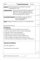 Vorschau - Arbeitsblätter - Protokolle Brennweite und Bildentstehung - Deckblatt