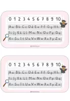Vorschau - Fördermaterial/Inklusion - "Schummler" - 1.Klasse (Zahlen und Alphabet) - Seite 3