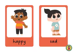 Vorschau - Bildkarten - Feelings Flashcards | Vocabulary - Seite 1