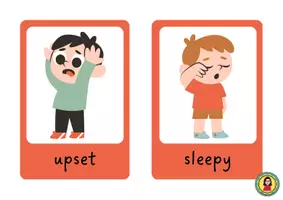 Vorschau - Bildkarten - Feelings Flashcards | Vocabulary - Seite 3