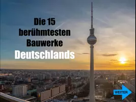 Vorschau - Präsentationen/Tafelbilder - interaktives Quiz - berühmtesten Bauwerke Deutschlands (PP/Key) - Seite 1