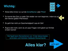 Vorschau - Präsentationen/Tafelbilder - interaktives Quiz - berühmtesten Bauwerke Deutschlands (PP/Key) - Seite 3