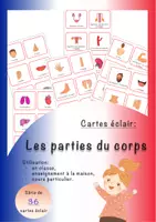 Aperçu - Cartes / Images - Cartes éclair: Les parties du corps (36 Cartes) - Page de couverture