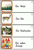 Vorschau - Arbeitsblätter - Abschreibkartei Schneewittchen 4fach differenziert - Seite 2