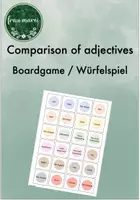Vorschau - Stationenlernen - Comparison of adjectives - Paare zuordnen - Steigerung von Adjektiven - Deckblatt