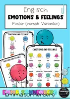 Vorschau - Poster - Emotions and Feelings - Poster (verschiedene Varianten) - Deckblatt