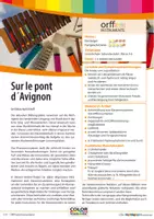 Vorschau - Stundenentwürfe - Materialpaket: Sur le pont - Orff- und Boomwhackersspielsätze - Deckblatt