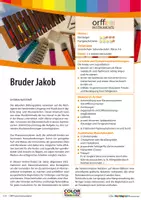 Vorschau - Stundenentwürfe - Bruder Jakob - Orff, leicht gemacht - Deckblatt