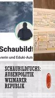 Vorschau - Präsentationen/Tafelbilder - Schaubild Außenpolitik Weimarer Republik - Deckblatt