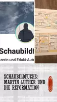 Vorschau - Präsentationen/Tafelbilder - Martin Luther und die Reformation im animierten PowerPoint-Schaubild - Deckblatt