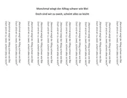 Vorschau - Arbeitsblätter - Lyrik Einstieg Namika Lieblingsmensch Kl. 7/8/9/10 - Seite 1