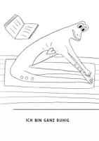 Vorschau - Mal- und Bastelvorlagen - Ausmalbilder Yoga-Haltungen - Deckblatt