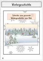 Aperçu - Feuilles d'exercices - Histoires d'hiver - Écrire des histoires - Page 3
