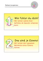 Vorschau - Unterrichtsreihen - Ich schminke mich als Clown - Karneval / Fasching - Seite 2