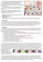 Vorschau - Stationenlernen - Weekdays board game - Seite 1