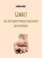 Vorschau - Arbeitsblätter - Was ist Gewalt? (Erklärungsansätze | Kurt Hahn | Präventionen) - Text - Deckblatt
