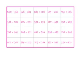 Aperçu - Apprentissages en autonomie - Math : SCN : puzzle de calculs + jusque 1 000 P3 - Page 3