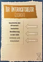 Vorschau - Arbeitsblätter - Geschichte der afroamerikanischen Bevölkerung in den USA - Deckblatt