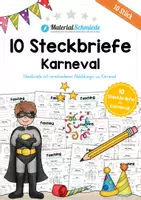 Vorschau - Arbeitsblätter - 10 Steckbriefe rund um das Jahr - Seite 1