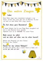 Vorschau - Anderer Materialtyp - Das wahre Zeugnis Version Biene Bienenklasse Bienenstock #edukiferiensale23 - Seite 3