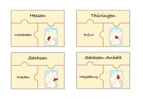Vorschau - Spiele - Deutschlandpuzzle Bundesland-Hauptstadt-Karte - Seite 1