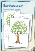 Vorschau - Arbeitsblätter - Buchstabenbaum - Deckblatt