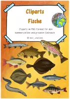 Vorschau - selbst erstellte Cliparts/Grafiken - Cliparts Fische - Deckblatt