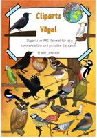 Vorschau - selbst erstellte Cliparts/Grafiken - Cliparts Vögel - Deckblatt