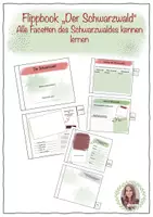 Vorschau - Stundenentwürfe - Geografie - Flipbook zum Schwarzwald (Kl. 5 -7) - Deckblatt