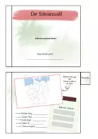Vorschau - Stundenentwürfe - Geografie - Flipbook zum Schwarzwald (Kl. 5 -7) - Seite 1