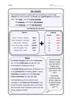 Vorschau - Präsentationen/Tafelbilder - Latein: Übersicht Bildung und Verwendung Genitiv (Substantive) - Deckblatt