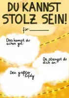 Vorschau - Mal- und Bastelvorlagen - Zeugniszugabe DU KANNST STOLZ SEIN! - Seite 2