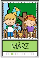 Vorschau - Poster - Jahreszeiten und Monate - Wort-Bild-Karten - Month of the year - Seite 3
