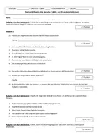 Vorschau - Klassenarbeiten - Klassenarbeit zum Thema Aktiv und Passiv (Deutsch - 7./8. Klasse - PDF und WORD-Datei) - Deckblatt