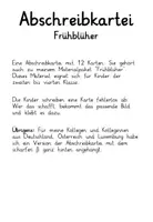 Vorschau - Aufgabenkarten - Frühling : Abschreibkartei Frühblüher - Seite 1