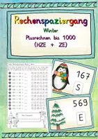 Vorschau - Arbeitsblätter - Rechenspaziergang Winter 1000 (HZE + ZE) - Deckblatt