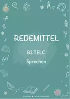 Vorschau - Präsentationen/Tafelbilder - Materialpaket B2 TELC Redemittel Schreiben & Sprechen - Seite 1