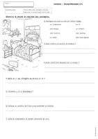 Aperçu - Feuilles d'exercices - Lecture compréhension CP-CE1 - Page de couverture