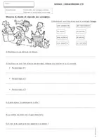 Aperçu - Feuilles d'exercices - Lecture compréhension CP-CE1 - Page 3