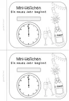Vorschau - Arbeitsblätter - Neujahr Mini-Heft Klasse 2 | Deutsch Mathe Wiederholung - Seite 3