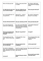 Vorschau - Spiele - Lesekette zur Übungen des Present Perfect - Frage & Antwort - Deckblatt