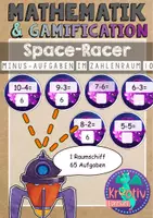 Vorschau - Spiele - Mathematik: Space Racer Subtraktion im Zahlenraum 10 - Deckblatt