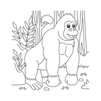 Aperçu - Jeux - Animaux de la Jungle - Livre de coloriages +60 illustrations - Page 2