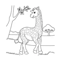 Aperçu - Jeux - Animaux de la Jungle - Livre de coloriages +60 illustrations - Page 3