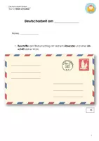 Vorschau - Arbeitsblätter - Deutscharbeit Briefe schreiben FrauCuppaTea (Kl. 2-6) inkl. EWH, Lösungen, Checkliste - Seite 2