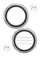 Vorschau - Mal- und Bastelvorlagen - Valentinstagskarte - Herzen - 2 Designs - Teil 8 - Seite 2