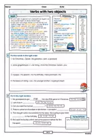 Vorschau - Arbeitsblätter - Verbs with two objects • ABs + Musterlösung - Seite 1